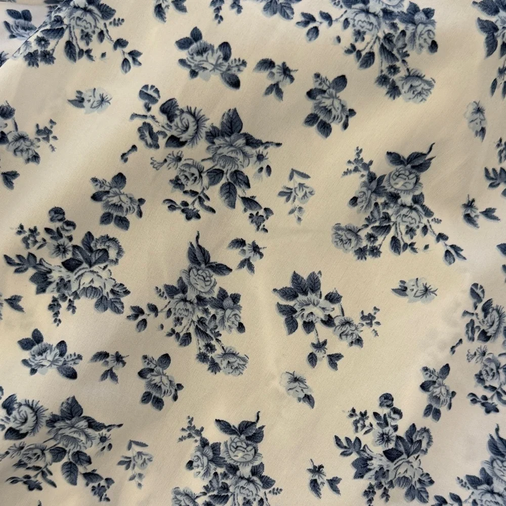 SHEIN Blue Floral Maxi Dress Large - Picture 9 of 9